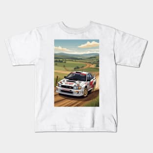 WRX Rally Car Poster JDM Kids T-Shirt